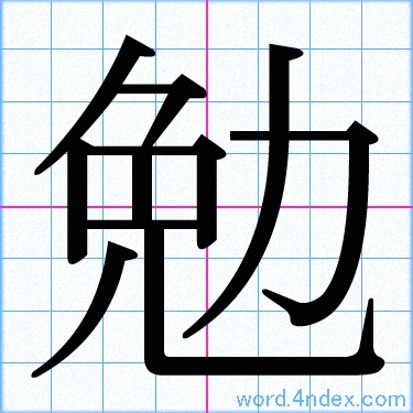 勉 名前書き方 漢字 かっこいい勉